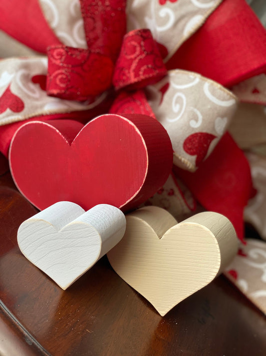 wooden heart, heart decor, Valentines Day Decor